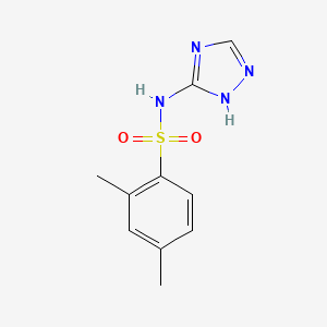 molecular formula C10H12N4O2S B7499098 2,4-dimethyl-N-(1H-1,2,4-triazol-5-yl)benzenesulfonamide 