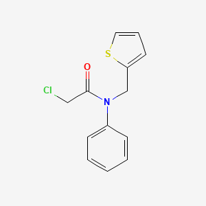molecular formula C13H12ClNOS B7499181 2-chloro-N-(2-thenyl)acetanilide 