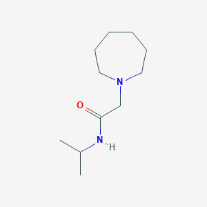molecular formula C11H22N2O B7499383 2-(azepan-1-yl)-N-propan-2-ylacetamide 