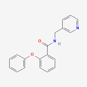 molecular formula C19H16N2O2 B7499448 2-phenoxy-N-(pyridin-3-ylmethyl)benzamide 