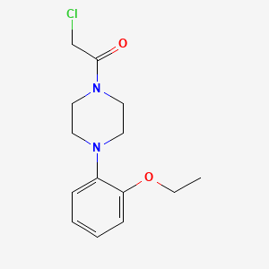 molecular formula C14H19ClN2O2 B7499612 2-Chloro-1-[4-(2-ethoxyphenyl)piperazin-1-yl]ethanone 