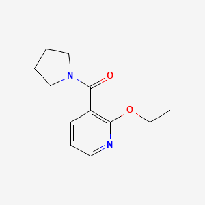 molecular formula C12H16N2O2 B7499769 (2-Ethoxypyridin-3-yl)-pyrrolidin-1-ylmethanone 