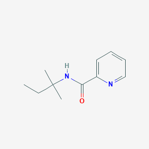 molecular formula C11H16N2O B7499785 N-(2-methylbutan-2-yl)pyridine-2-carboxamide 
