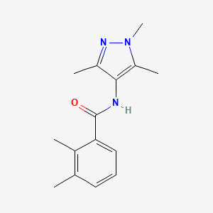 molecular formula C15H19N3O B7499807 2,3-dimethyl-N-(1,3,5-trimethylpyrazol-4-yl)benzamide 