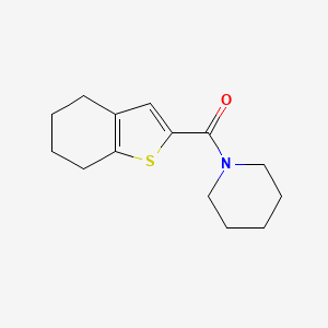 molecular formula C14H19NOS B7499819 Piperidin-1-yl(4,5,6,7-tetrahydro-1-benzothiophen-2-yl)methanone 