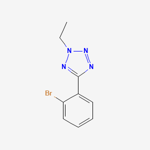 molecular formula C9H9BrN4 B7499893 5-(2-Bromophenyl)-2-ethyltetrazole 