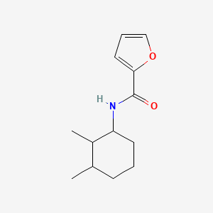 molecular formula C13H19NO2 B7500022 N-(2,3-dimethylcyclohexyl)furan-2-carboxamide 