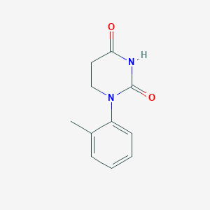 molecular formula C11H12N2O2 B7500023 1-(o-Tolyl)dihydrouracil 