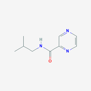 molecular formula C9H13N3O B7500032 N-(2-methylpropyl)pyrazine-2-carboxamide 