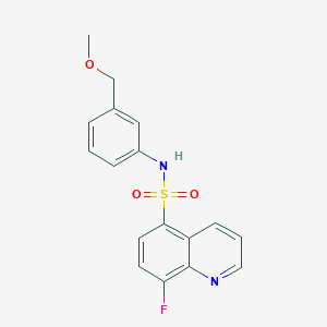 8-fluoro-N-[3-(methoxymethyl)phenyl]quinoline-5-sulfonamide