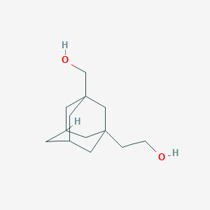 molecular formula C13H22O2 B7500102 2-[3-(Hydroxymethyl)-1-adamantyl]ethanol 