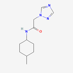 molecular formula C11H18N4O B7500118 N-(4-methylcyclohexyl)-2-(1,2,4-triazol-1-yl)acetamide 