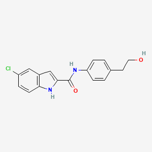 molecular formula C17H15ClN2O2 B7500134 5-Chloroindolecarboxamide, 2b 