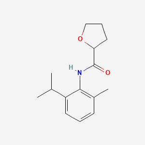 molecular formula C15H21NO2 B7500164 N-(2-methyl-6-propan-2-ylphenyl)oxolane-2-carboxamide 
