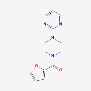 molecular formula C13H14N4O2 B7500214 2-[4-(2-Furoyl)piperazin-1-yl]pyrimidine 