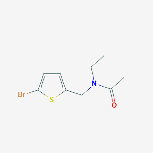 N-[(5-bromothiophen-2-yl)methyl]-N-ethylacetamide