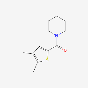 molecular formula C12H17NOS B7500245 (4,5-Dimethylthiophen-2-yl)-piperidin-1-ylmethanone 