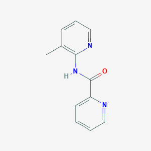 molecular formula C12H11N3O B7500280 N-(3-methylpyridin-2-yl)pyridine-2-carboxamide 