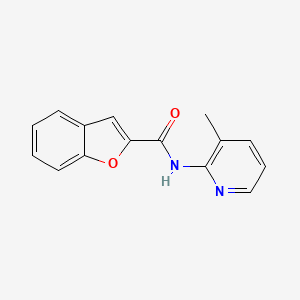 molecular formula C15H12N2O2 B7500298 N-(3-methylpyridin-2-yl)-1-benzofuran-2-carboxamide 