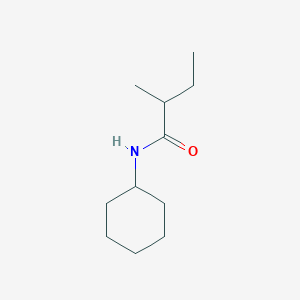 molecular formula C11H21NO B7500382 N-cyclohexyl-2-methylbutanamide 