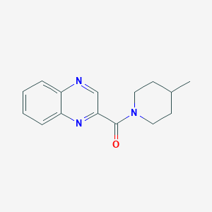 molecular formula C15H17N3O B7500418 (4-Methylpiperidin-1-yl)-quinoxalin-2-ylmethanone 