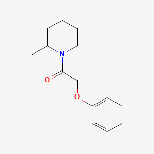 molecular formula C14H19NO2 B7500513 1-(2-Methylpiperidin-1-yl)-2-phenoxyethanone 