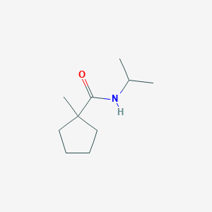 molecular formula C10H19NO B7500539 1-methyl-N-propan-2-ylcyclopentane-1-carboxamide 