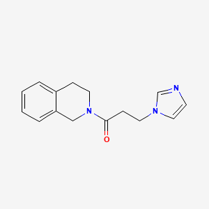 1-(3,4-dihydro-1H-isoquinolin-2-yl)-3-imidazol-1-ylpropan-1-one