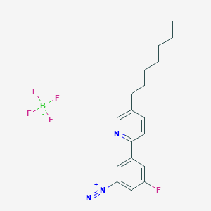 molecular formula C18H21BF5N3 B7500644 C18H21BF5N3 