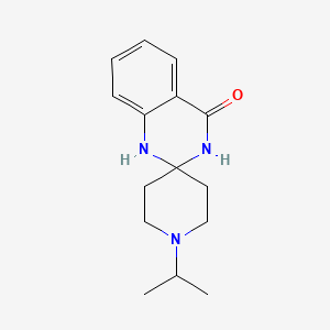 molecular formula C15H21N3O B7500662 1'-Propan-2-ylspiro[1,3-dihydroquinazoline-2,4'-piperidine]-4-one 