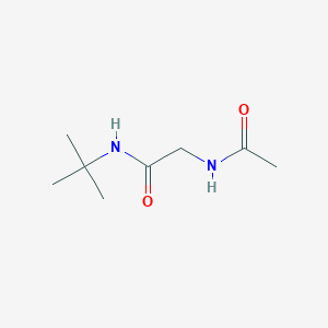 molecular formula C8H16N2O2 B7500751 2-acetamido-N-tert-butylacetamide 