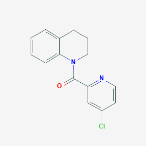 molecular formula C15H13ClN2O B7500807 (4-chloropyridin-2-yl)-(3,4-dihydro-2H-quinolin-1-yl)methanone 