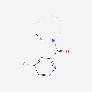 molecular formula C13H17ClN2O B7500859 Azocan-1-yl-(4-chloropyridin-2-yl)methanone 