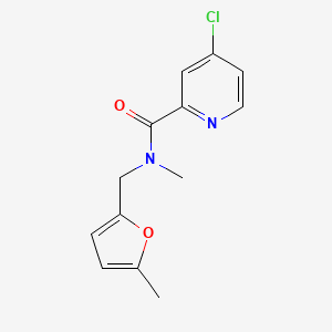molecular formula C13H13ClN2O2 B7500900 4-chloro-N-methyl-N-[(5-methylfuran-2-yl)methyl]pyridine-2-carboxamide 