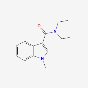 molecular formula C14H18N2O B7500913 N,N-diethyl-1-methylindole-3-carboxamide 