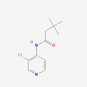 molecular formula C11H15ClN2O B7501154 N-(3-chloropyridin-4-yl)-3,3-dimethylbutanamide 