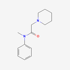 N-methyl-N-phenyl-2-piperidin-1-ylacetamide
