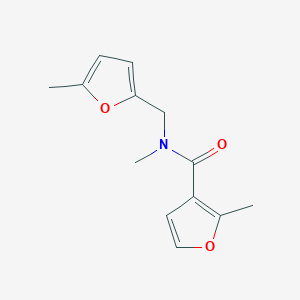 molecular formula C13H15NO3 B7501211 N,2-dimethyl-N-[(5-methylfuran-2-yl)methyl]furan-3-carboxamide 