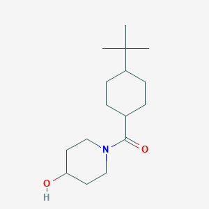 molecular formula C16H29NO2 B7501332 (4-Tert-butylcyclohexyl)-(4-hydroxypiperidin-1-yl)methanone 