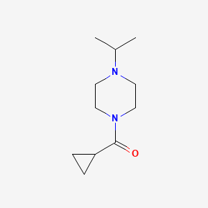 molecular formula C11H20N2O B7501484 Cyclopropyl-(4-propan-2-ylpiperazin-1-yl)methanone 