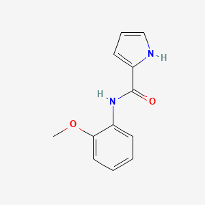 molecular formula C12H12N2O2 B7501543 N-(2-methoxyphenyl)-1H-pyrrole-2-carboxamide 
