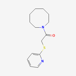 molecular formula C14H20N2OS B7501609 1-(Azocan-1-yl)-2-pyridin-2-ylsulfanylethanone 