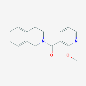 molecular formula C16H16N2O2 B7501673 3,4-dihydro-1H-isoquinolin-2-yl-(2-methoxypyridin-3-yl)methanone 
