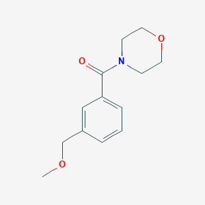 molecular formula C13H17NO3 B7501722 [3-(Methoxymethyl)phenyl]-morpholin-4-ylmethanone 
