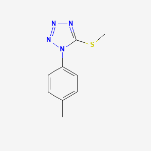 molecular formula C9H10N4S B7501727 1-(4-Methylphenyl)-5-(methylthio)-1H-tetrazole 