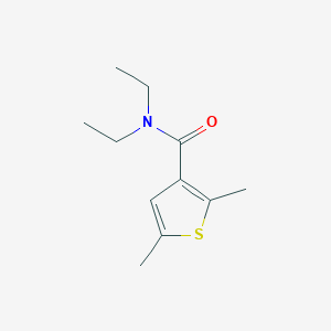 molecular formula C11H17NOS B7501770 N,N-diethyl-2,5-dimethylthiophene-3-carboxamide 