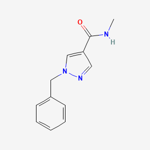 molecular formula C12H13N3O B7501846 1-benzyl-N-methylpyrazole-4-carboxamide 