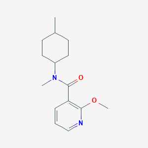 molecular formula C15H22N2O2 B7501883 2-methoxy-N-methyl-N-(4-methylcyclohexyl)pyridine-3-carboxamide 