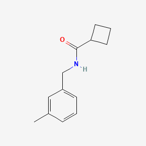 molecular formula C13H17NO B7501901 N-(3-Methylbenzyl)cyclobutanecarboxamide 