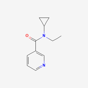molecular formula C11H14N2O B7501912 N-cyclopropyl-N-ethylpyridine-3-carboxamide 